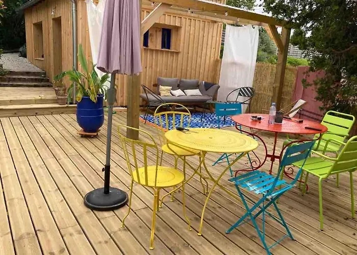 Lejlighed La Cabane, Independante Dans Jardin - Esprit Authentique Et Confortable - La Campagne A 5 Mn Du Centre De Caen
